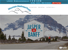 Tablet Screenshot of mountainmadnesstours.com